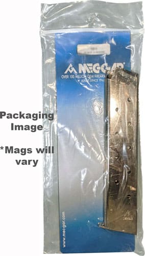 MEC-GAR MAGAZINE 1911 GOVT. – 45ACP 10RD EXTENDED NICKEL