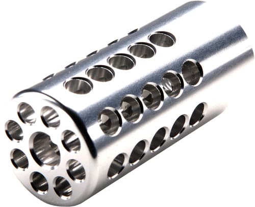 TACSOL COMPENSATOR 1″ 22LR – 1/2X28 TPI SILVER
