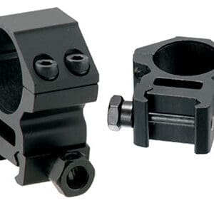 UTG RINGS 30MM MEDIUM PROFILE - MATTE BLACK PICATINNY/WEAVER