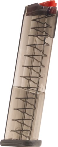 ETS MAGAZINE FOR GLOCK 9MM – 12RD CARBON SMOKE FIT 43