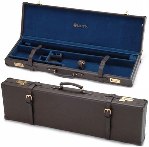 BERETTA LUGGAGE CASE FOR O/U – SHOTGUNS LEATHER BROWN