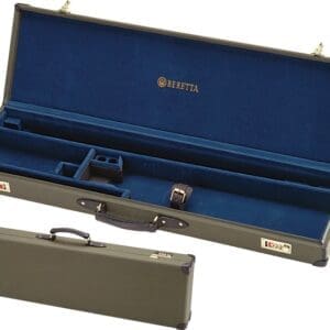 BERETTA LUGGAGE CASE FOR O/U - SHOTGUNS CANVAS/LEATHER LODEN