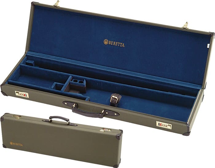 BERETTA LUGGAGE CASE FOR O/U – SHOTGUNS CANVAS/LEATHER LODEN