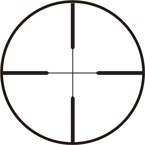 TRUGLO SCOPE TRUSHOT 3-9X40MM – DUPLEX W/WEAVER RINGS BLACK
