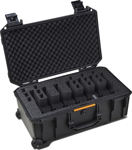 PELICAN VAULT V525PF7 LARGE- – 7 PISTOL CSE PRE CUT FOAM BLK