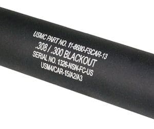 GUNTEC AR10 SLIP OVER FAKE - SUPPRESSOR BLACK