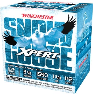 WINCHESTER SNOW GOOSE 12GA – 3.5″ 1-3/8OZ #1&2 25RD 10BX/CS