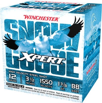 WINCHESTER SNOW GOOSE 12GA – 3.5″ 1-3/8OZ #BB 25RD 10BX/CS