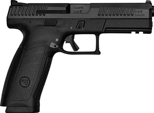 CZ P-10 F 9MM FS 19-SHOT – REVERSIBLE MAG CATCH BLACK