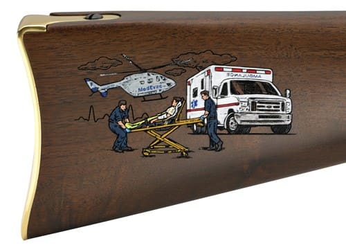 HENRY H4 EMS TRIBUTE EDITION - 22S/L/LR 20" OCTAGON ENGRAVED - Image 2