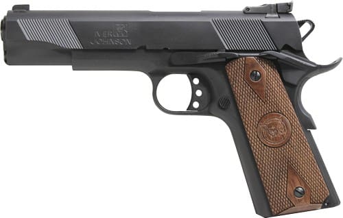 IVER JOHNSON 1911A1 EAGLE – 9MM LUGER 5″ ADJ 8RD MATTE