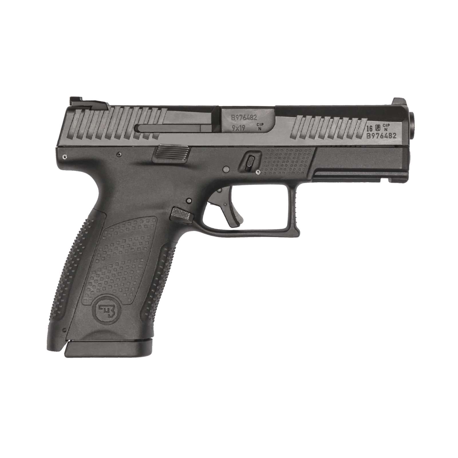 CZ P-10 C 9MM PISTOL BLACK FIXED SIGHTS REVERSE MAG CATCH 3-10RD MAGS
