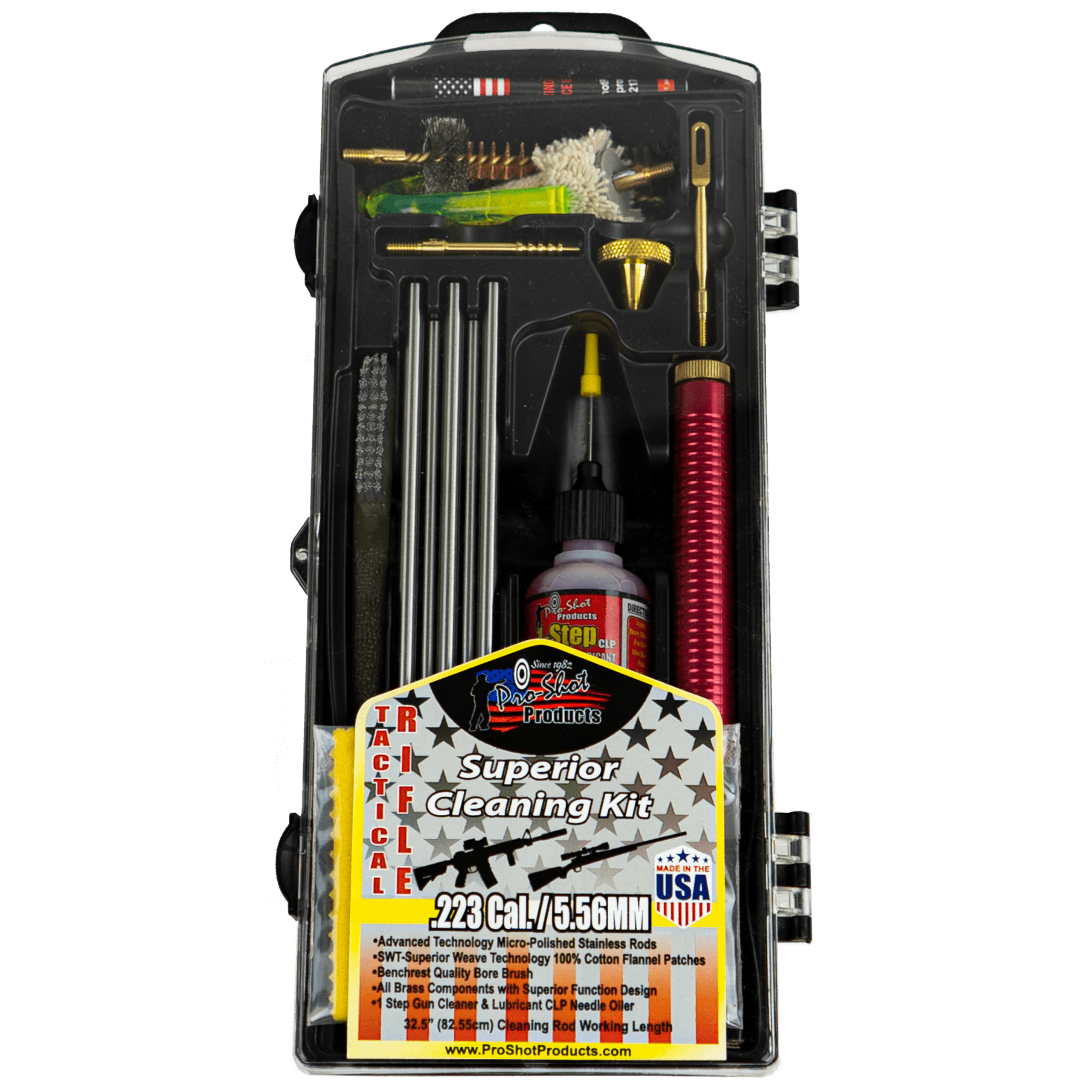 PRO SHOT AR15 TACTICAL CLEANING KIT