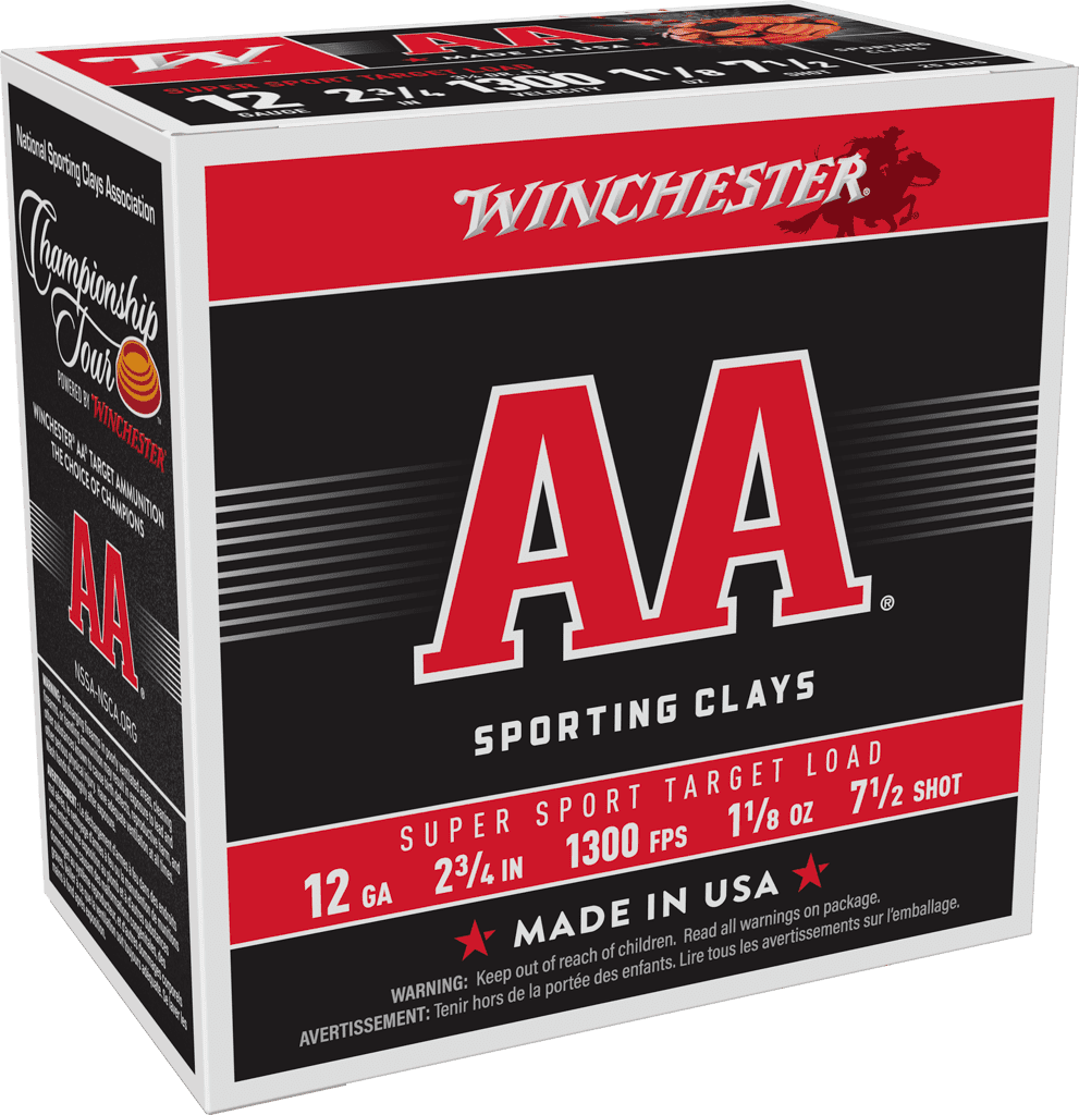 AA SS 12GA #7.5 2.75″ CLAY