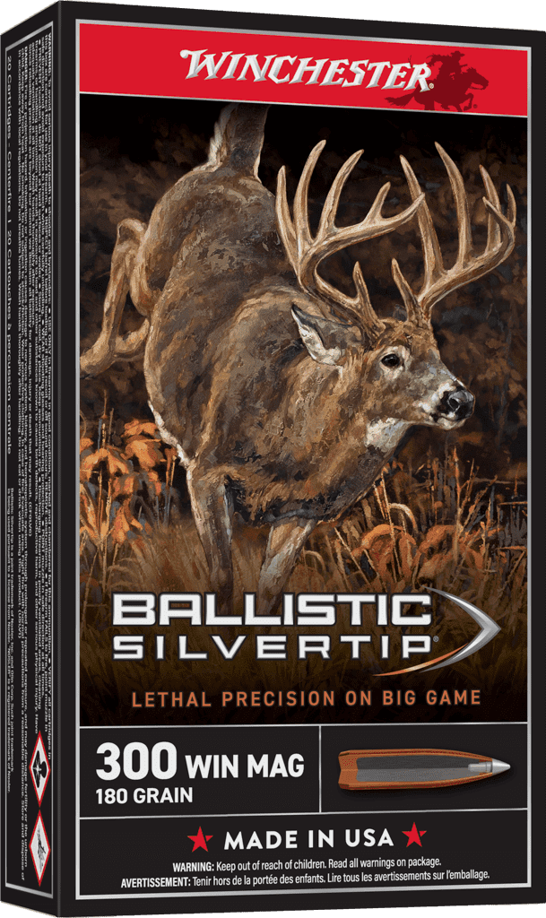 WINCHESTER BALLISTIC SILVERTIP 300 WIN MAG 180GR SLVRTP 20RD BOX