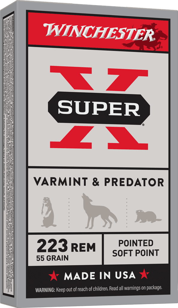 WINCHESTER SUPER X 223REM  55G JHP 20RD BX 200RD CASE