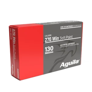 AGUILA 270 WIN 130GR INTERLOCK BTSP 20RD BX 10 BOXES PER CASE