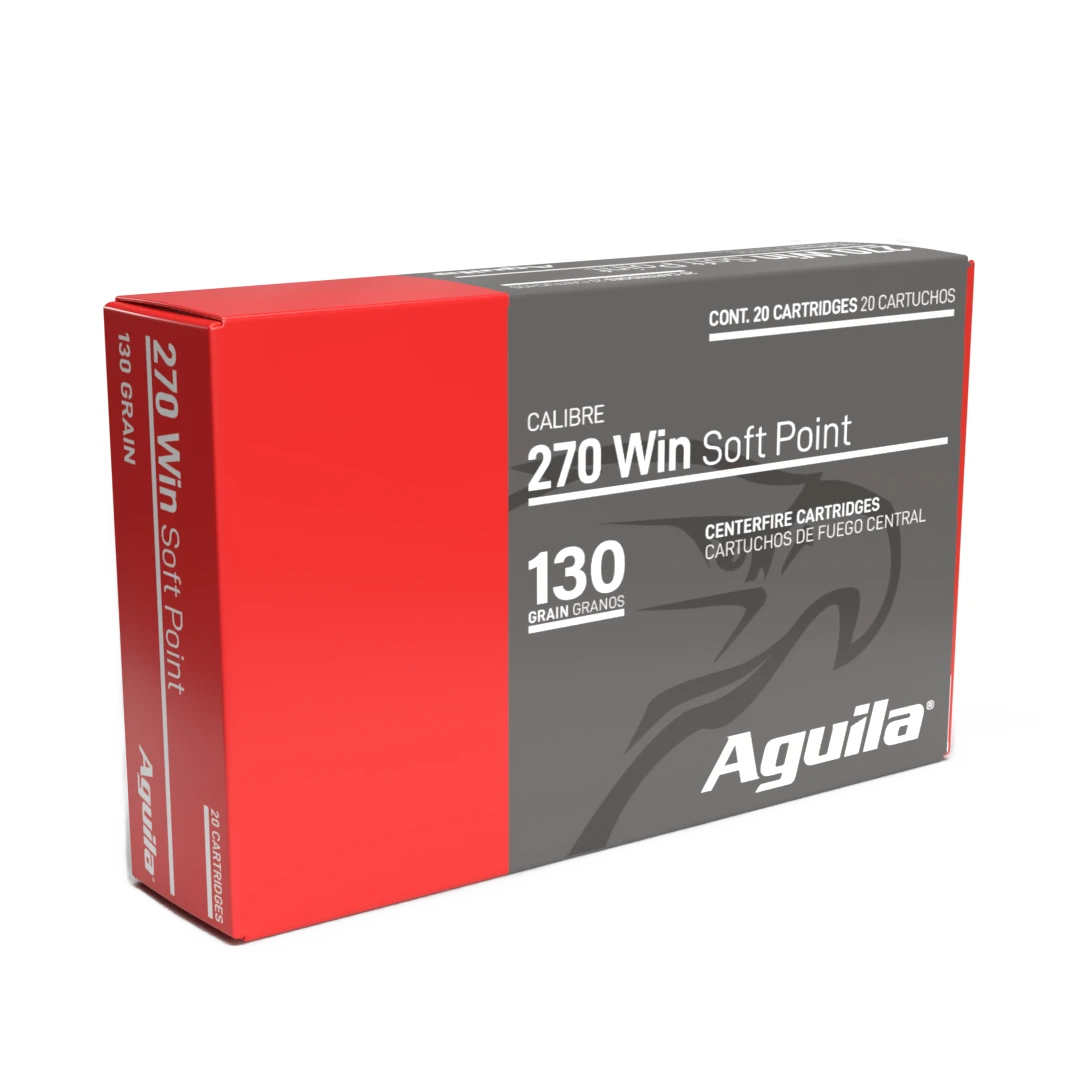 AGUILA 270 WIN 130GR INTERLOCK BTSP 20RD BX 10 BOXES PER CASE