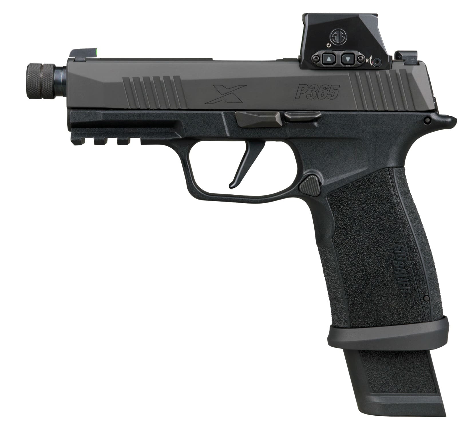 SIG SAUER P365X MACRO TACOPS ROMEO X SL 9MM PSTL 4.3″ T.B.  4-21RD MAGS