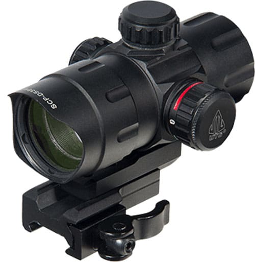 UTG RED DOT 4.0 MOA DOT 38MM – T-DOT RED/GRN W/INTEGRAL QD MT