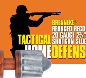 BRENNEKE USA LOW RECOIL 20GA - 2.75" 3/4OZ SLUG 5RD 50BX/CS