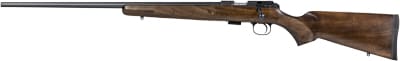 CZ 457 AMERICAN LH 22LR 24.5″ – BLUED BARREL WALNUT STOCK