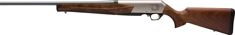BROWNING BAR MK3 243 WIN – 22″ SATIN NICKEL/GRII WALNUT