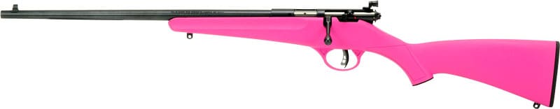 SAVAGE RASCAL YOUTH SINGLESHOT – LH 22LR ACU TRG BLUED/PINK