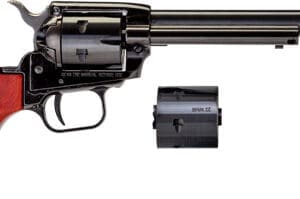HERITAGE 22LR/WMR COMBO 6.5" - BLUED COCOBOLO GRIPS