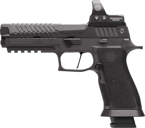 SIG P320 XFIVE MAX 2 9MM 5″ – ROMEO3MAX (4)21RD BLACK