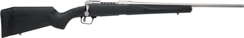 SAVAGE 110 LIGHTWEIGHT STORM – 243 20″ SS/BLK SYN ADJ LOP