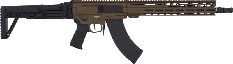 CMMG RIFLE DISSENT MK47 7.62x – 39 14.3″ 30RD FOLDING STK BRNZ