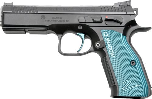 CZ CUSTOM SHADOW 2 SA ACCU 9MM – FS 17-SHOT BLK POLYMER FINISH