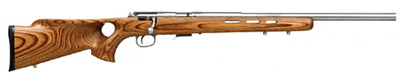 SAVAGE 93R17-BTVS 17HMR 21″HB – ACCU TRIGGER SS/BRN LAM T-HOLE