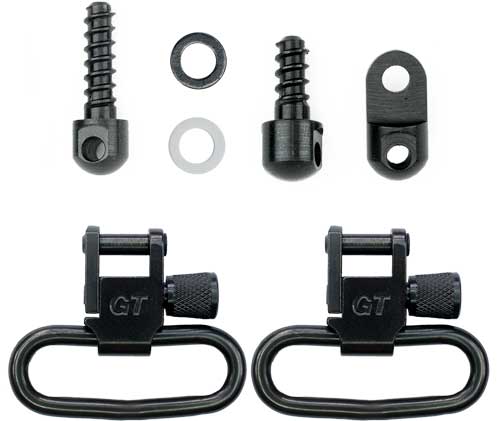 GROVTEC SWIVEL SET FOR RUGER – 10/22#3 & 44 1.25″ LOOPS  BLK