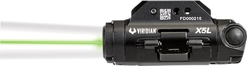 VIRIDIAN LASER/LIGHT X5L GREEN – GEN3 UNI RAIL MNT W/ECR
