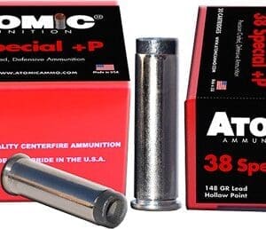 ATOMIC 38 SPECIAL +P 148GR WC - UP-SIDE DOWN 20RD 10BX/CS