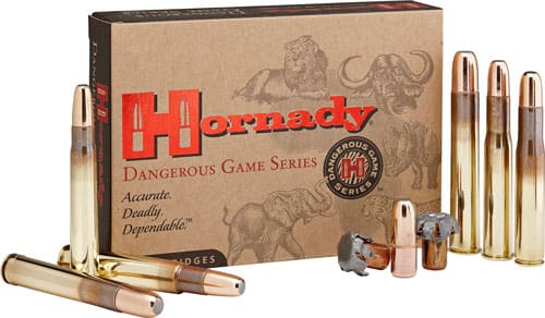 HORNADY 375 RUGER 300GR DGX – BONDED 20RD 6BX/CS
