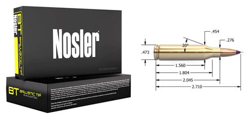 NOSLER 243 WIN 90GR BALLISTIC – TIP 20RD 10BX/CS