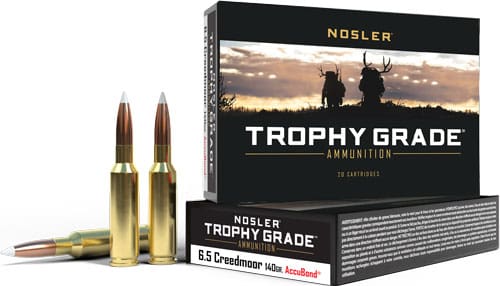 NOSLER TROPHY GRADE 6.5 CM – 140GR ACCUBOND 20RD 10BX/CS