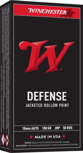 WINCHESTER USA 10MM 180GR – JHP 50RD 10BX/CS
