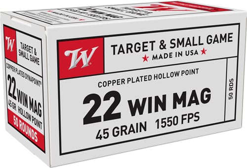 WINCHESTER DYNAPOINT 22WMR – 45GR 1550FPS 50RD 40BX/CS