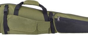 BULLDOG HUNTER RIFLE CASE - GREEN W/ BLACK 48"