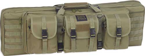 BULLDOG 37″ SINGLE TACTICAL CS – 3 LARGE ACCESSORY POCKETS GRN