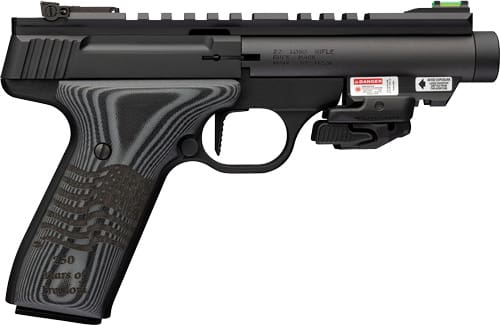 BROWNING BUCKMARK BLACK LABEL – 22LR 4.4″ 250TH BLACK RMSC