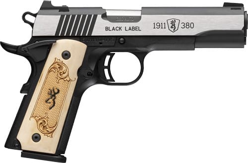 BROWNING 1911-380 BLACK LABEL – 380ACP 4.25″FS 10RD MAPLE
