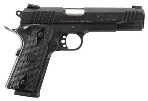 TAURUS 1911 45ACP 5″ FS 8-SH – BLUED CHECKERED SYNTHETIC
