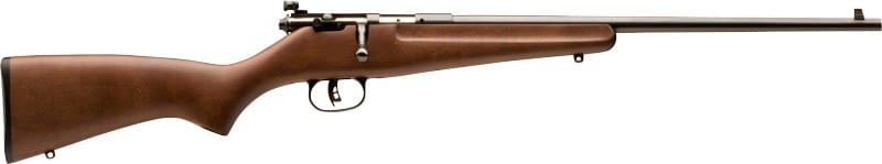 SAVAGE RASCAL YOUTH SINGLESHOT – 22LR ACCU TRIG BLUED/HARDWOOD