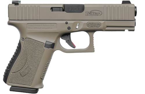 TRISTAR APOC 9MM 15RND FDE – W/FIBER OPTIC SIGHTS