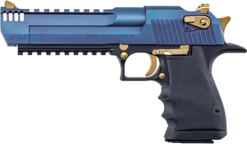 DESERT EAGLE L6 SERIES 44MAG – 6″ BLACK CARBO BLUE & PIC RAIL
